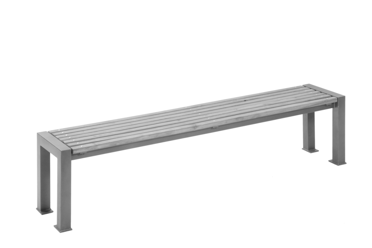 Bench 1103 2 4 Places Steel Abes Public Design