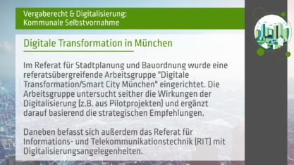 Digitale Transformation in Münschen