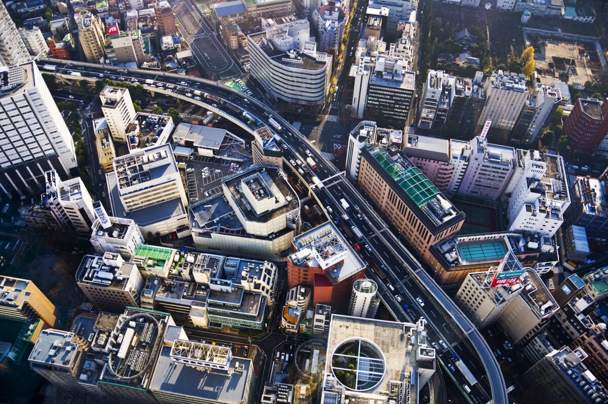 Ikebukuro à Tokyo, vue d'en haut - Japon