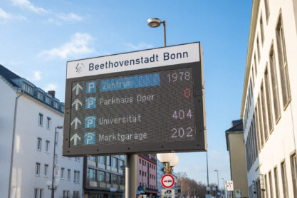 Parkleitsystem der Stadt Bonn