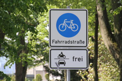 Fahrradstraße in Münster