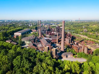 Landschaftspark is an industrial public park located in Duisburg, Germany