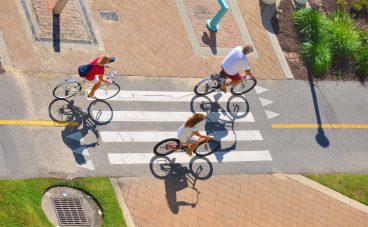 People Riding Bikes