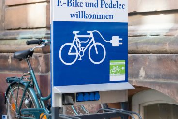 E-Bike Ladestation.