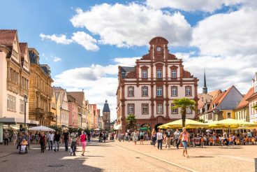 Marktplatz, Speyer, Rheinland-Pfalz, Deutschland